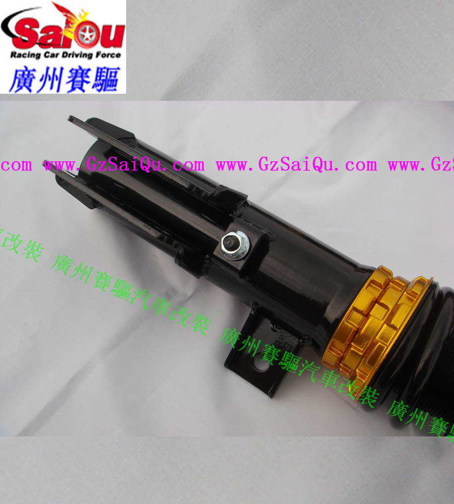 大眾CC臺(tái)灣原裝進(jìn)口ISC絞牙避震 32段軟硬高低可調(diào)改裝避震
