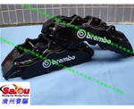 意大利BREMBO 黑色競(jìng)技版八活塞剎車卡鉗 BREMBO 8活塞剎車鮑魚 大大縮短剎車距離