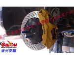 意大利BREMBO競(jìng)技版6活塞剎車卡鉗 黃色BREMBO GT版剎車套裝