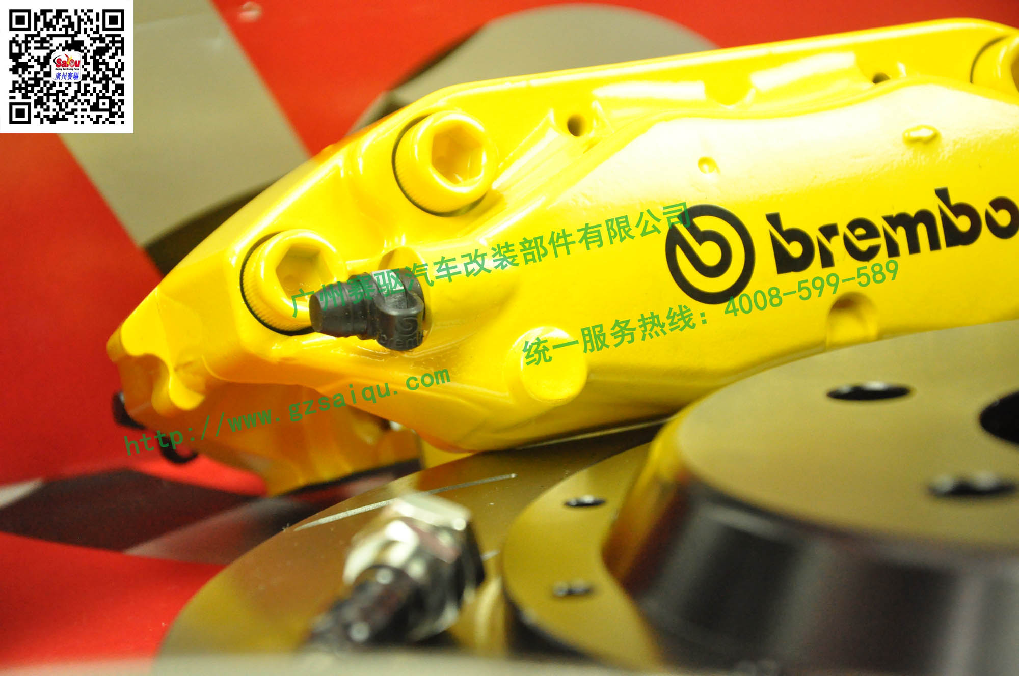 奔馳W204改裝brembo F40剎車卡鉗