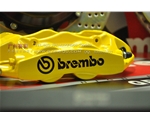 英菲尼迪FX35換后brembo GT4剎車四活塞剎車套裝 效果超乎你想象