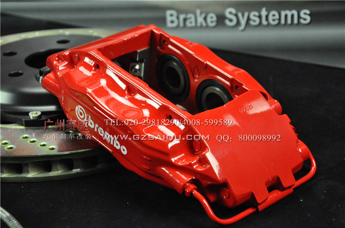 斯巴魯森林人 傲虎改裝意大利BREMBO F50剎車套件 原裝位安裝