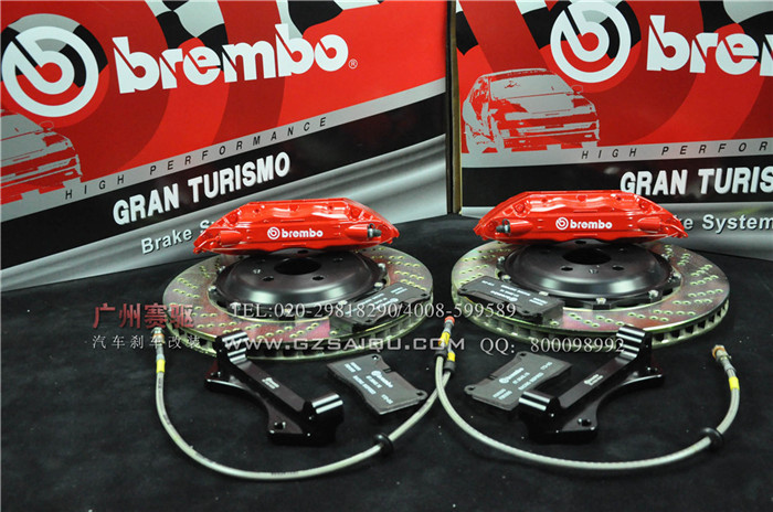 大眾邁騰 速騰專用意大利BREMBO F50剎車套件 大四活塞卡鉗 配合加大型剎車盤(pán)