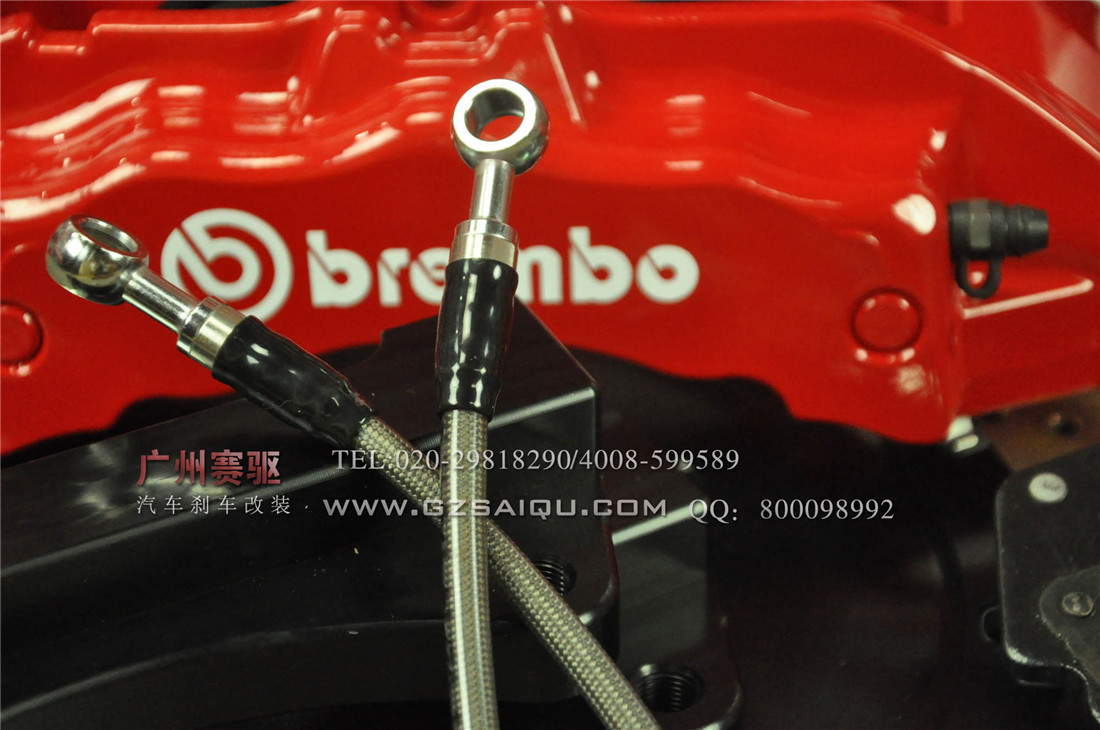 brembo 卡宴六活塞高性能剎車系統(tǒng)套件