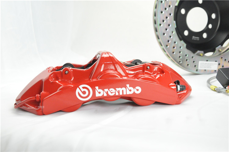 謳歌TL RL MDX專用BREMBO GT競技版6活塞卡鉗剎車套裝 大大縮短剎車距離