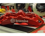 英菲尼迪FX35剎車改裝意大利brembo剎車套件，升級進(jìn)口前六后四剎車卡鉗